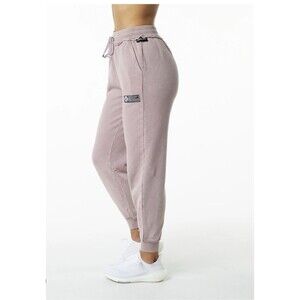 ALPHALETE WOMEN'S Terry Oversized Jogger- Rose Quartz ,size Small
